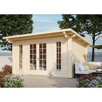 26 % reduziert! Fjordholz modernes Gartenhaus Modell Jacob 70 B 12m²