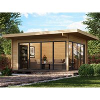 26 % reduziert! Fjordholz modernes Gartenhaus Modell Office IsoSlide 10 25m²