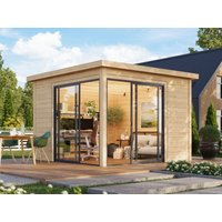 26 % reduziert! Fjordholz modernes Gartenhaus Modell Office IsoSlide 1 9m²