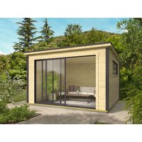 26 % reduziert! Fjordholz modernes Gartenhaus Modell Poel-2 16m²