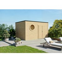 26 % reduziert! Fjordholz modernes Gartenhaus Modell Rondo 40 C