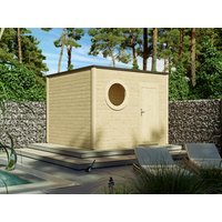 26 % reduziert! Fjordholz modernes Gartenhaus Modell Rondo 40 B 9m²