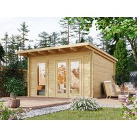 26 % reduziert! Fjordholz modernes Gartenhaus Modell Berlin 70 C Modern 16m²