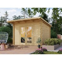 26 % reduziert! Fjordholz modernes Gartenhaus Modell Berlin 70 A Modern 9m²